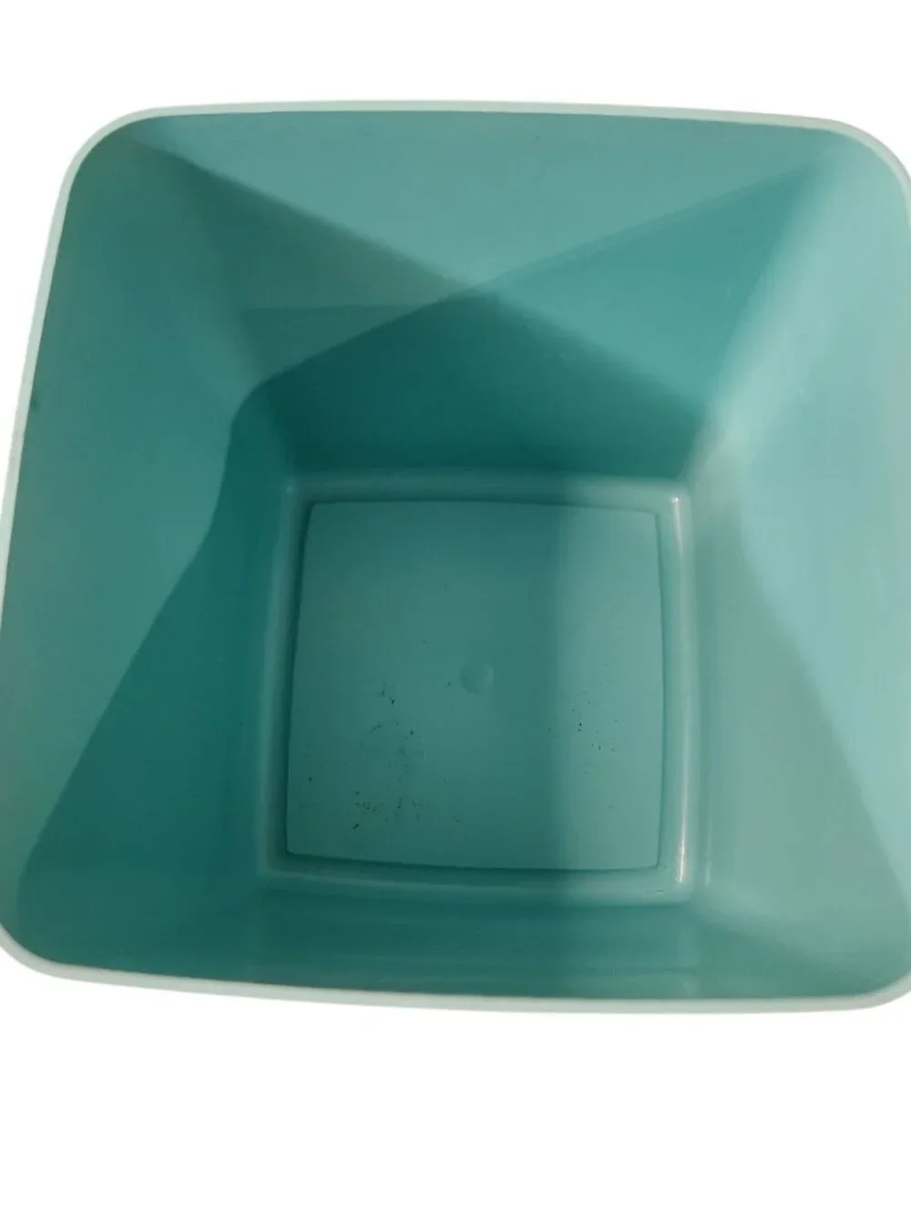 Vintage Lustro Ware 4 Canister Set Plastic Turquoise With Lids 1950s AS IS